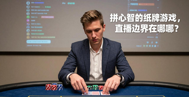 主播点评德州扑克：拼心智的纸牌游戏，直播边界在哪？