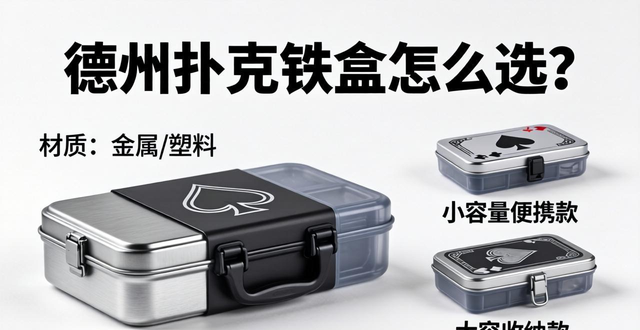 德州扑克铁盒怎么选？从材质容量到便携，选购攻略一次看