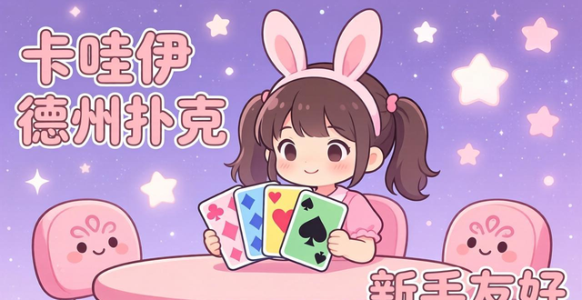 卡哇伊德州扑克怎么玩？新手友好的可爱风牌桌规则教学
