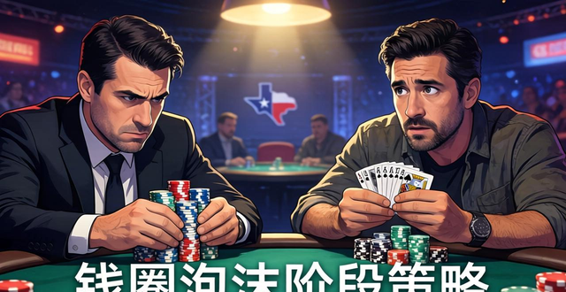 打完整场德州扑克比赛 初期中期钱圈各阶段策略详解