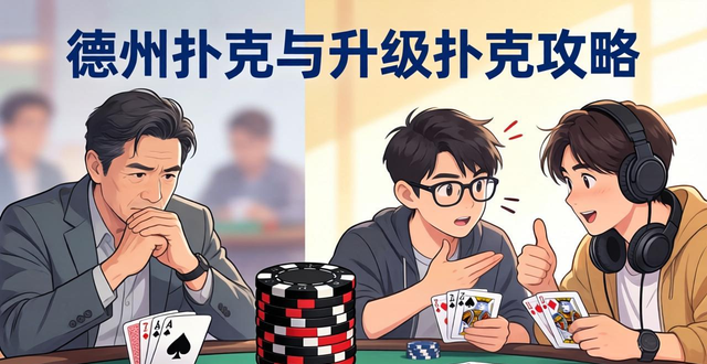 德州扑克和升级扑克攻略 提高胜率与配合技巧