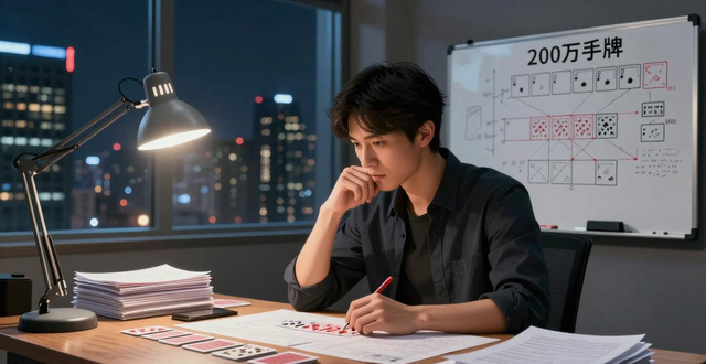 德州扑克韦神什么来头？数学天才韦明打法揭秘