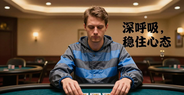 德州扑克入门：穿上心理棉袄，稳住心态提升牌技