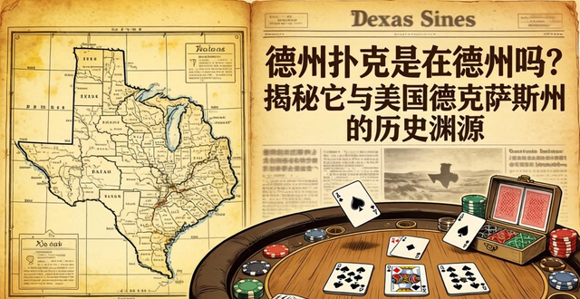 德州扑克是在德州吗？揭秘它与美国德克萨斯州的历史渊源
