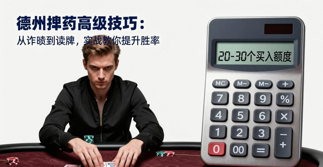 德州扑克高级技巧：从诈唬到读牌，实战教你提升胜率