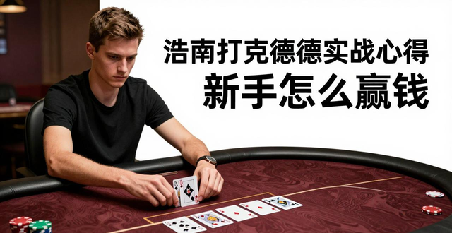 浩南扑克德州实战心得 新手怎么赢钱