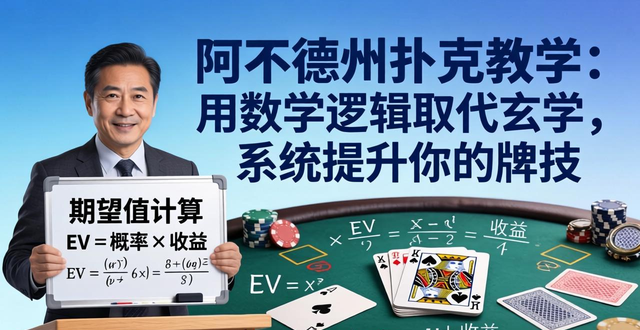 阿不德州扑克教学：用数学逻辑取代玄学，系统提升你的牌技