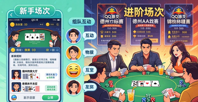 qq游戏大厅德州扑克玩法与新手赢钱技巧