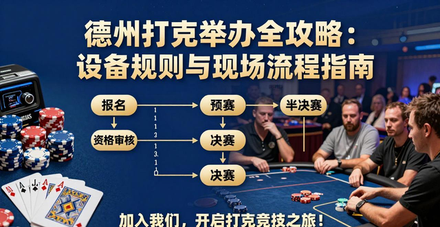 德州扑克举办全攻略：设备规则与现场流程指南