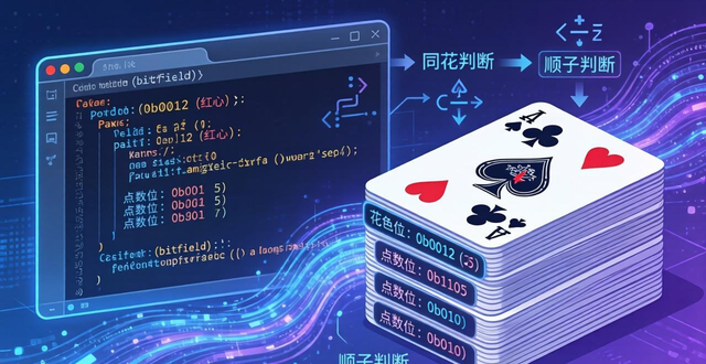德州扑克C语言实现教程 从数据结构到牌型判断算法