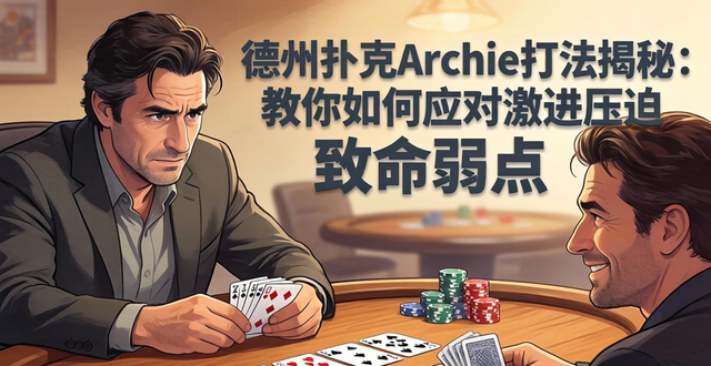 德州扑克Archie打法揭秘：教你如何应对激进压迫