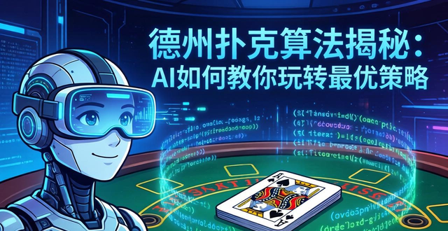 德州扑克算法揭秘：AI如何教你玩转最优策略