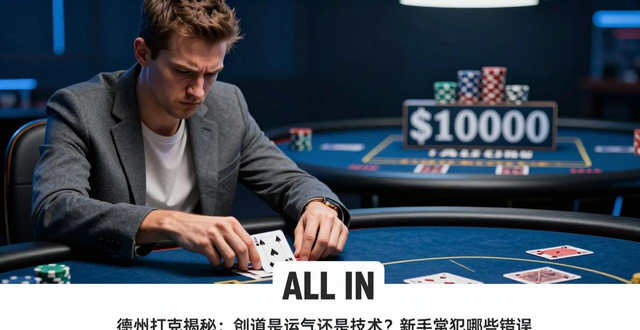 德州扑克揭秘：到底是运气还是技术？新手常犯哪些错误