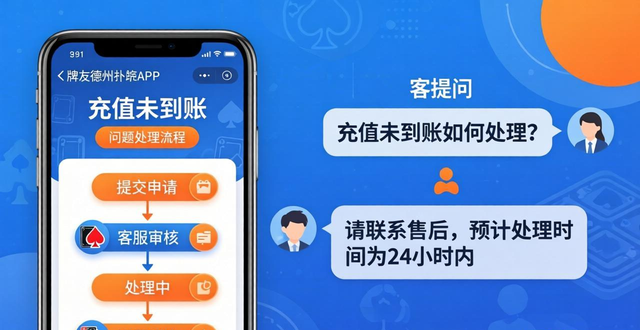 牌友德州扑克售后怎么联系 充值未到账多久解决