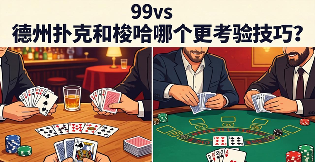 德州扑克和梭哈怎么区分？3分钟看懂核心区别