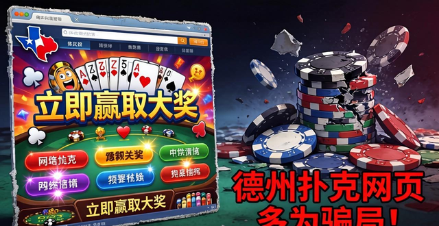 多彩德州扑克网页能玩吗？揭秘背后风险与安全陷阱
