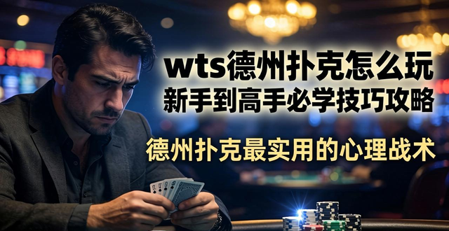 wts德州扑克怎么玩 新手到高手必学技巧攻略