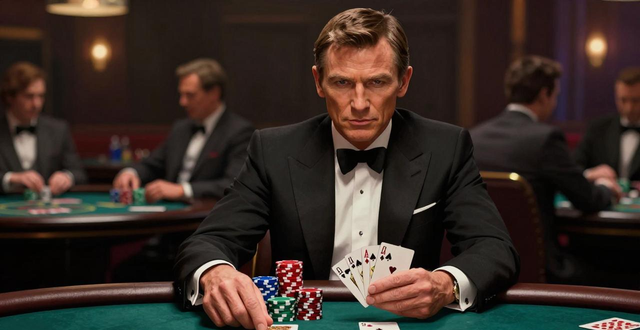 007詹姆斯邦德德州扑克心理战 皇家赌场经典牌局分析