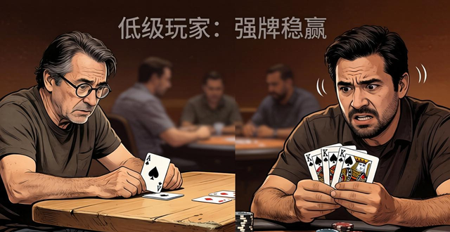 德州扑克tiers分级：手牌强度与玩家水平决定赢率