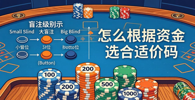 德州扑克价码全解析 从盲注级别看对手水平