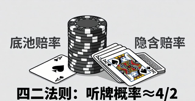 德州扑克赔率快速计算技巧 四二法则秒懂听牌概率