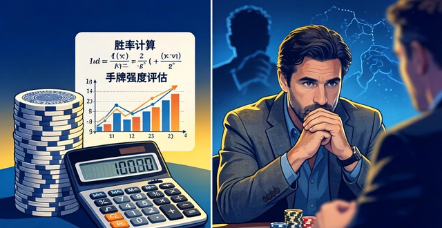德州扑克双塔技巧：数学计算+心理博弈，新手也能赢