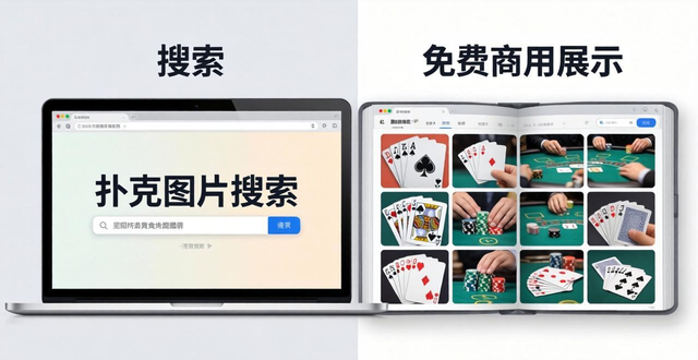 德州扑克素材图片哪里找？高清免费商用图库+找图技巧