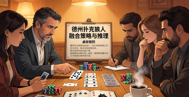德州扑克狼人怎么玩 融合策略与推理的桌游规则