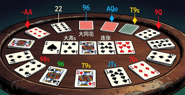 德州扑克96种起手牌组合怎么算 紧凶玩家的盈利关键