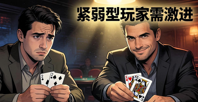 德州扑克正常型号分类 紧凶松凶紧弱松弱怎么打