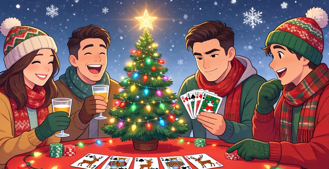 圣诞鹿德州扑克怎么玩？聚会必备技巧与圣诞主题扑克特色