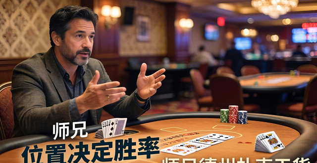 师兄德州扑克干货：新手容易犯的三大错误，这样提高胜率