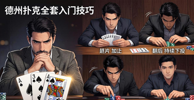 德州扑克全套入门技巧 新手快速提高胜率方法
