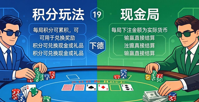德州扑克积分玩法制胜技巧，与现金局区别及新手快速上手攻略
