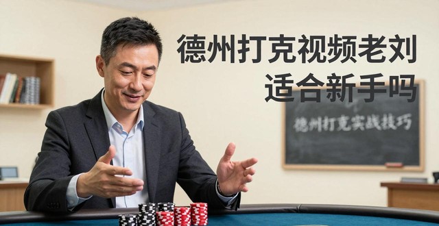 德州扑克视频老刘讲得实在，实战拆解清晰适合想系统学习的人