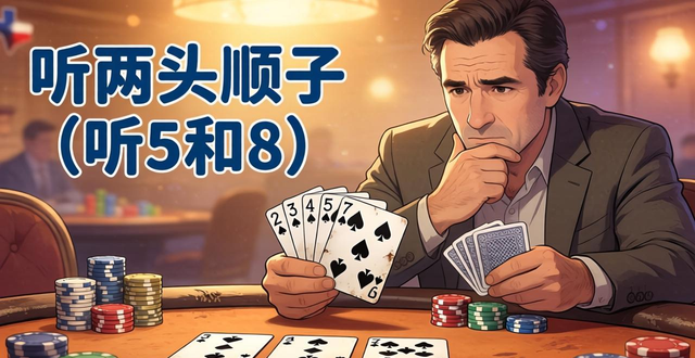 德州扑克23456怎么打？小连牌听顺子容易被压制，谨慎入池