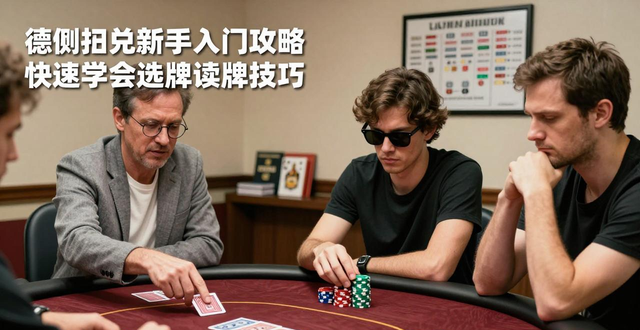 德州扑克新手入门攻略 快速学会选牌读牌技巧