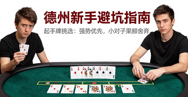 途游德州扑克新手避坑指南：掌握技巧告别纯运气，快速提高胜率