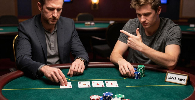 德州扑克过牌check技巧：控池诈唬诱捕对手的进阶打法