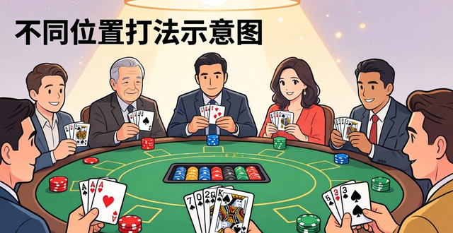 德州扑克9人桌新手攻略 起手牌怎么选 不同位置怎么打