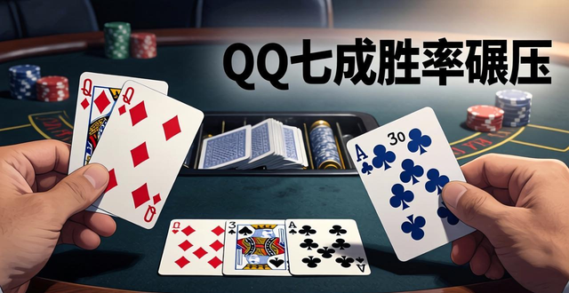 德州扑克a3对qq胜率：冤家牌对决，qq以七成胜率碾压