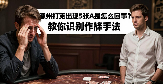 德州扑克出现5张A是怎么回事?教你识别作弊手法 德州扑克出现5张A是怎么回事?教你识别作弊手法