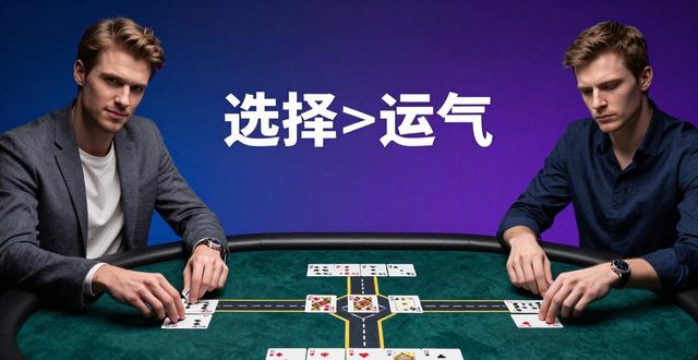用德州扑克比喻人生：选择比运气重要，学会输赢与风险控制