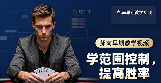 郜南德州扑克打法深度解析：学紧凶范围控制，提高胜率