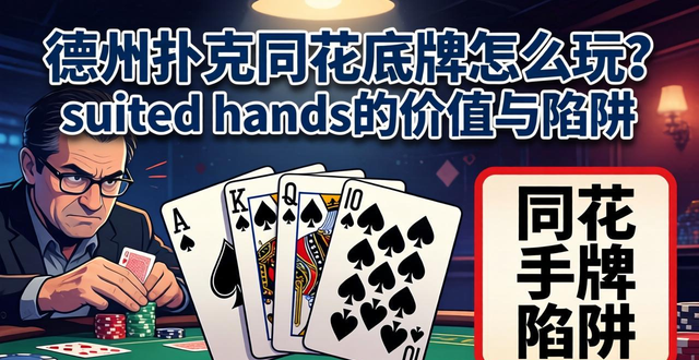 德州扑克同花底牌怎么玩?suited hands的价值与陷阱 德州扑克同花底牌怎么玩?suited hands的价值与陷阱