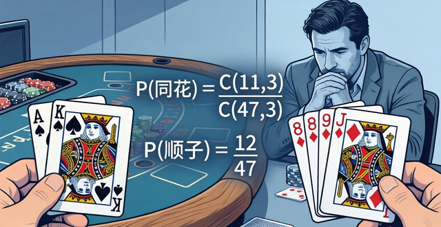 德州扑克抽牌怎么玩？学会算概率和跟注技巧