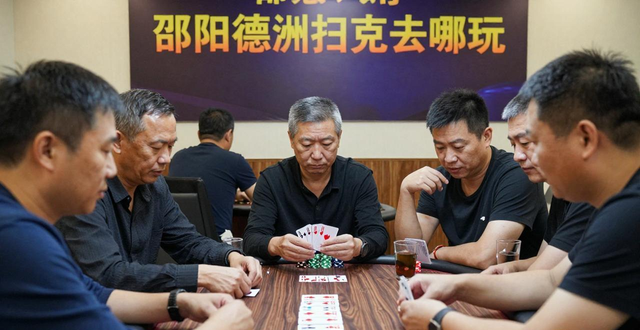 邵阳德州扑克去哪玩 本地老玩家教你找靠谱局