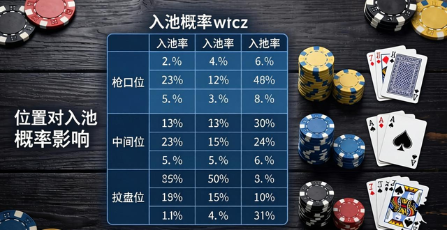 德州扑克入池概率表怎么看 翻牌后听牌概率计算