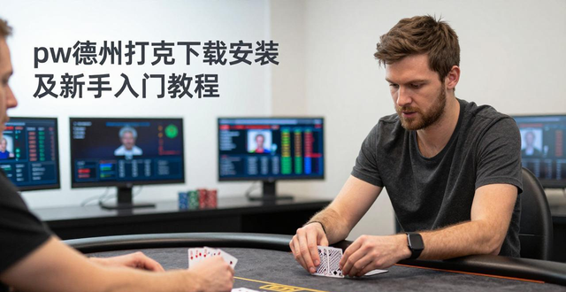 pw德州扑克下载安装及新手入门教程 德州扑克爱好者线上对决平台