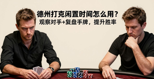 德州扑克闲置时间怎么用?观察对手+复盘手牌,提升胜率 德州扑克闲置时间怎么用?观察对手+复盘手牌,提升胜率